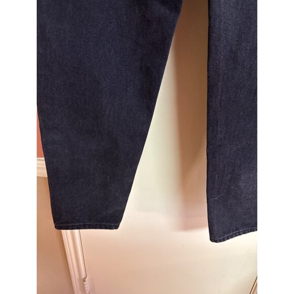 PrettyLittleThing Washed Black Ripped High-Waisted Mom Jeans UK 10 - Picture 8 of 12